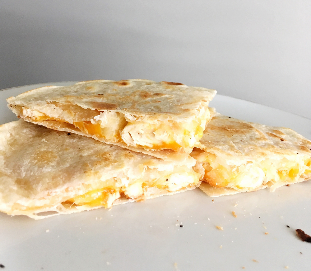 pineapple chicken quesadilla